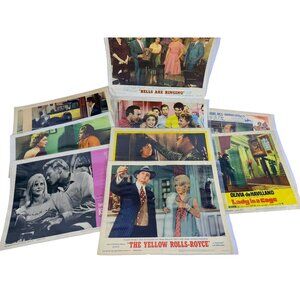 1960s Vintage Movie Lobby Card Lot MGM Classic Hollywood Films Burt Lancaster